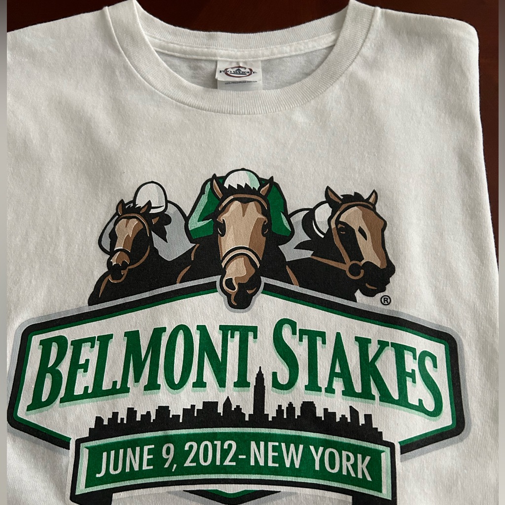 Vintage Nwot Belmont Stakes Tee Shirt Unisex